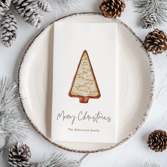 Christmas Cookie Tree Napkin (Creator Uploaded)