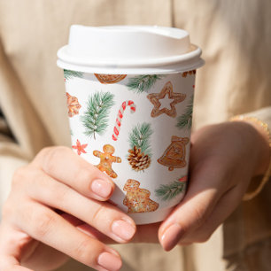 Christmas Cookie Winter Baby Shower  Paper Cups