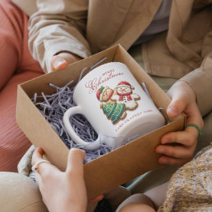 Christmas Cookies and Custom Name Merry Christmas Coffee Mug