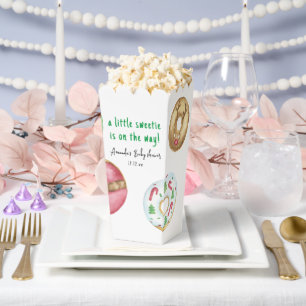 Christmas cookies and donuts baby shower favour box