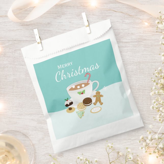 Christmas cookies and hot chocolate  favour bag (Clipped)