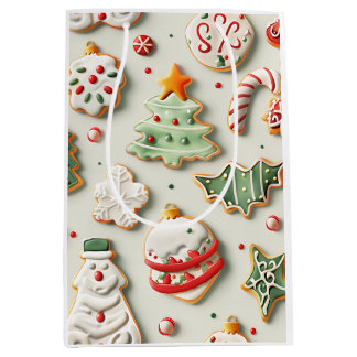 Christmas Cookies and Sprinkles Medium Gift Bag