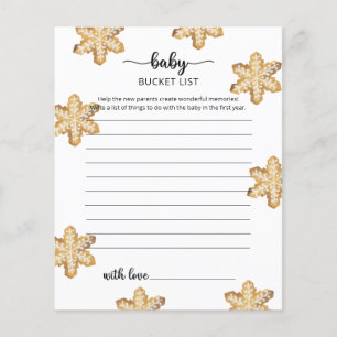 Christmas cookies Baby bucket list game