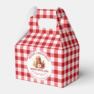 Christmas Cookies Baked With Love Favour Box