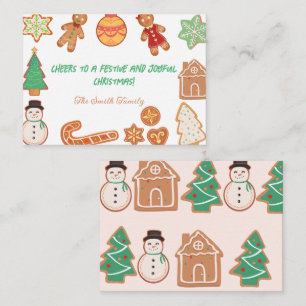 Christmas Cookies Celebration Cards 