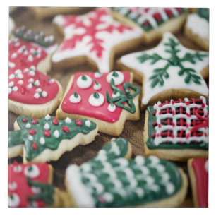 Christmas Cookies Ceramic Tile