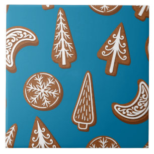 Christmas cookies ceramic tile