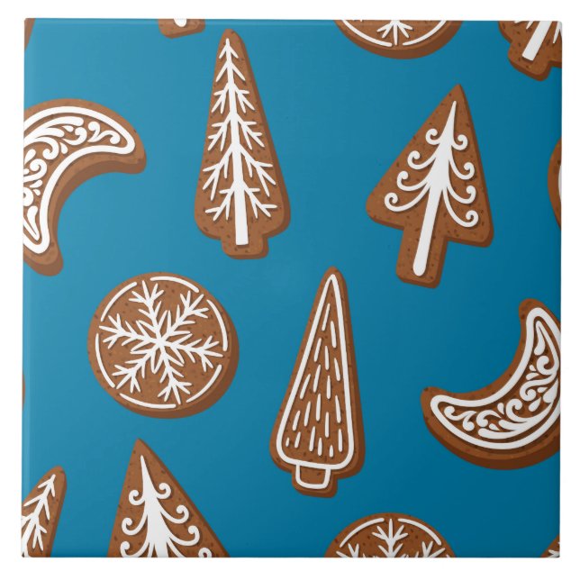 Christmas cookies ceramic tile (Front)