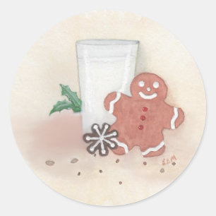 Christmas Cookies Classic Round Sticker