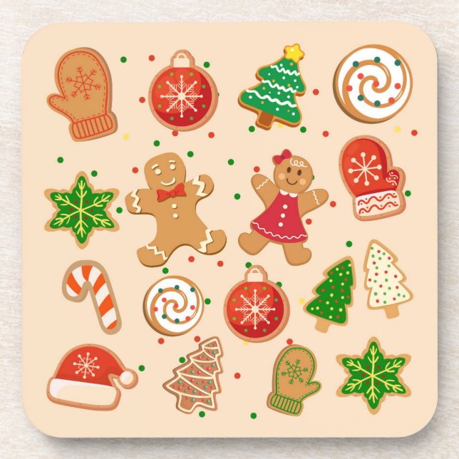 Christmas Cookies Coaster (Front)