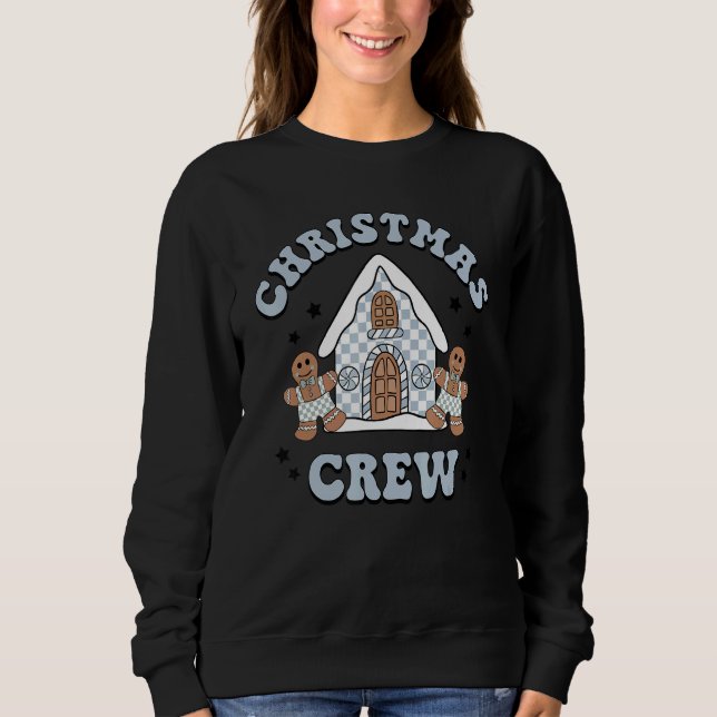 Christmas Cookies Crew  Christmas PJs Xmas Pajamas Sweatshirt (Front)