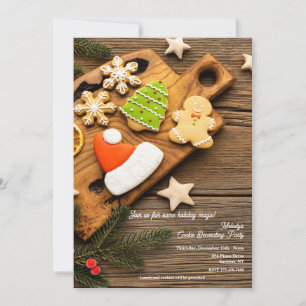 Christmas Cookies Decorating Party Invitation