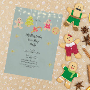 Christmas Cookies Decorating Party invitation