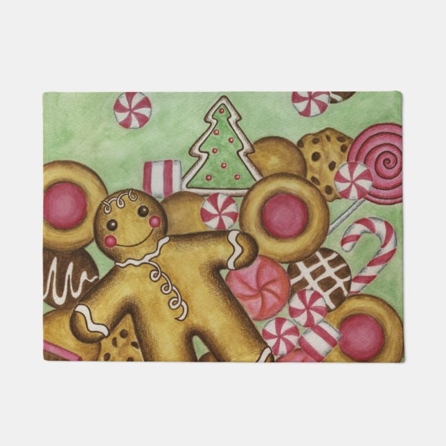 Christmas Cookies Doormat Gift (Front)