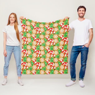Christmas Cookies Fleece Blanket