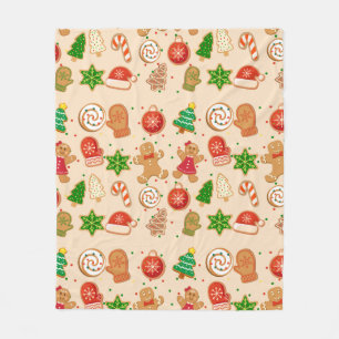 Christmas Cookies Fleece Blanket