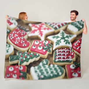 Christmas Cookies Fleece Blanket