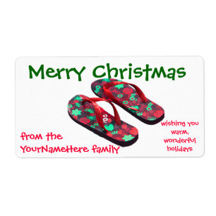 Christmas Cookies Gift Label