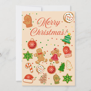 Christmas Cookies Holiday Card