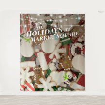 Christmas Cookies Holiday Photo Backdrop