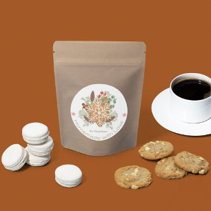 Christmas Cookies Homemade Love Classic Round Sticker