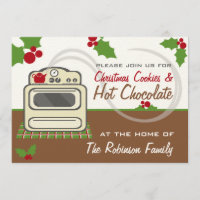 Christmas Cookies & Hot Chocolate Party Retro