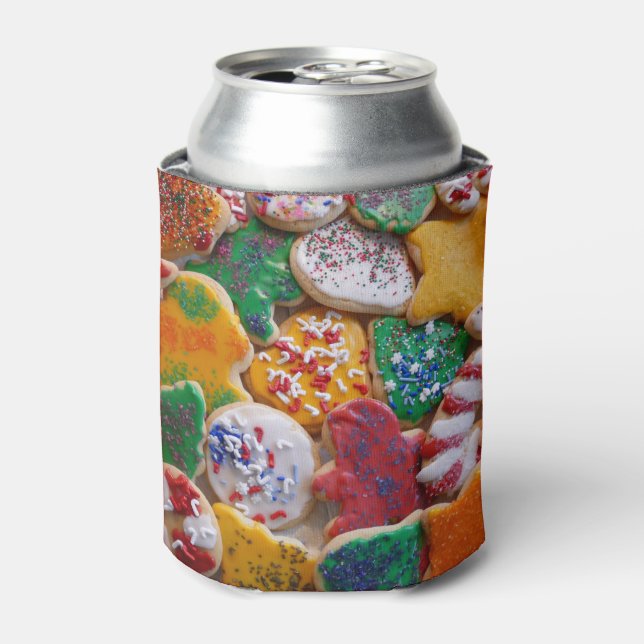Christmas Cookies I Colourful Holiday Baking Can Cooler (Can Front)