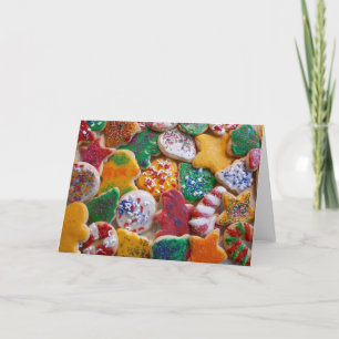 Christmas Cookies I Colourful Holiday Baking Card