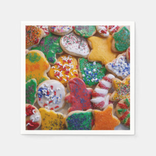 Christmas Cookies I Colourful Holiday Baking Napkin
