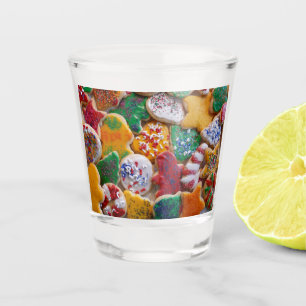 Christmas Cookies I Colourful Holiday Baking Shot Glass