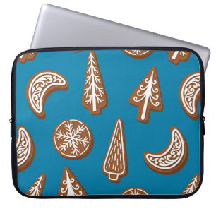 Christmas cookies laptop sleeve