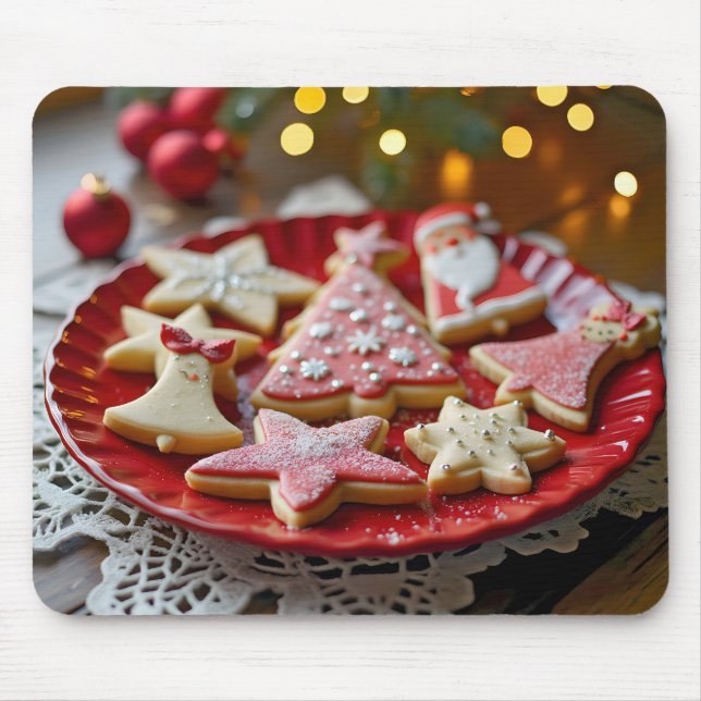 Christmas Cookies Mouse Pad (Front)