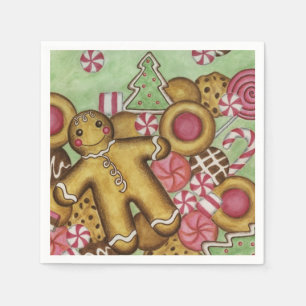 Christmas Cookies Napkins