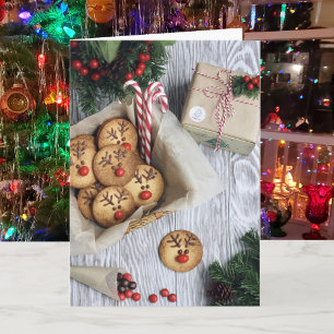 Christmas Cookies Newsletter & Holiday Greeting  Card
