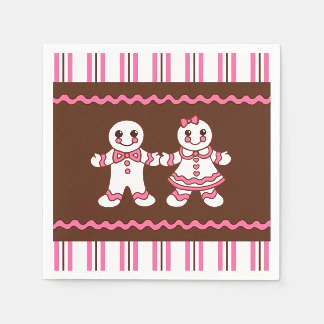 Christmas Cookies Paper Napkins  (Front)