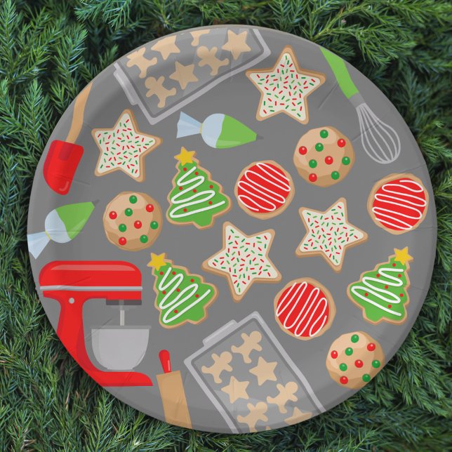 CHRISTMAS COOKIES PARTY PAPER PLATE (Creator Uploaded)