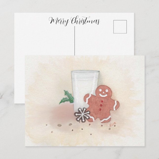 Christmas Cookies Postcard (Front/Back)
