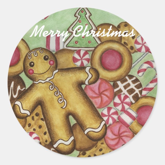 Christmas Cookies Sticker (Front)