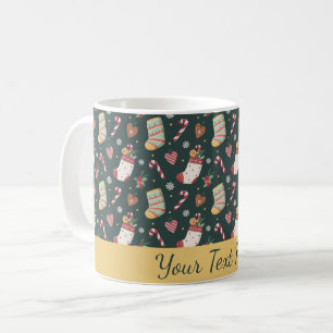 Christmas Cookies & Stockings Personalized Mug
