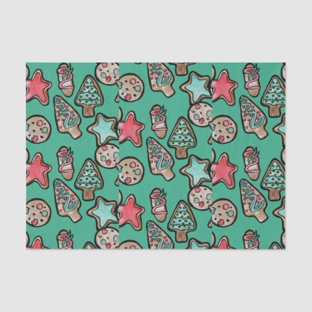 Christmas Cookies                                  Tissue Paper (Front)