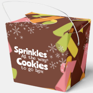 Christmas Cookies To Go Box Sprinkles All the Way
