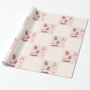 Christmas cookies wrapping paper