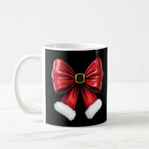 Christmas Coquette Bow Coffee Mug