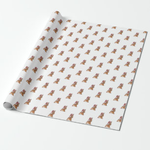 Christmas Corgi Butt Wrapping Paper