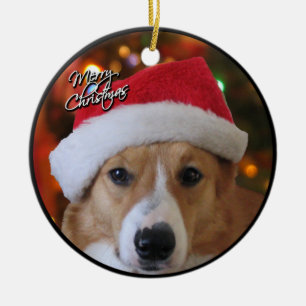 Christmas Corgi Ornament