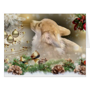 Christmas Corgi Puppy