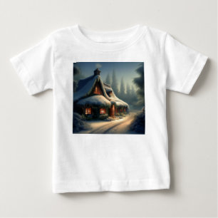 Christmas Cottage 3 Baby T-Shirt