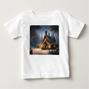 Christmas Cottage 5 Baby T-Shirt
