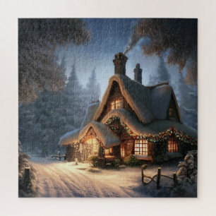 Christmas Cottage (5) Jigsaw Puzzle