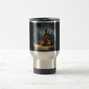 Christmas Cottage 5 Travel Mug